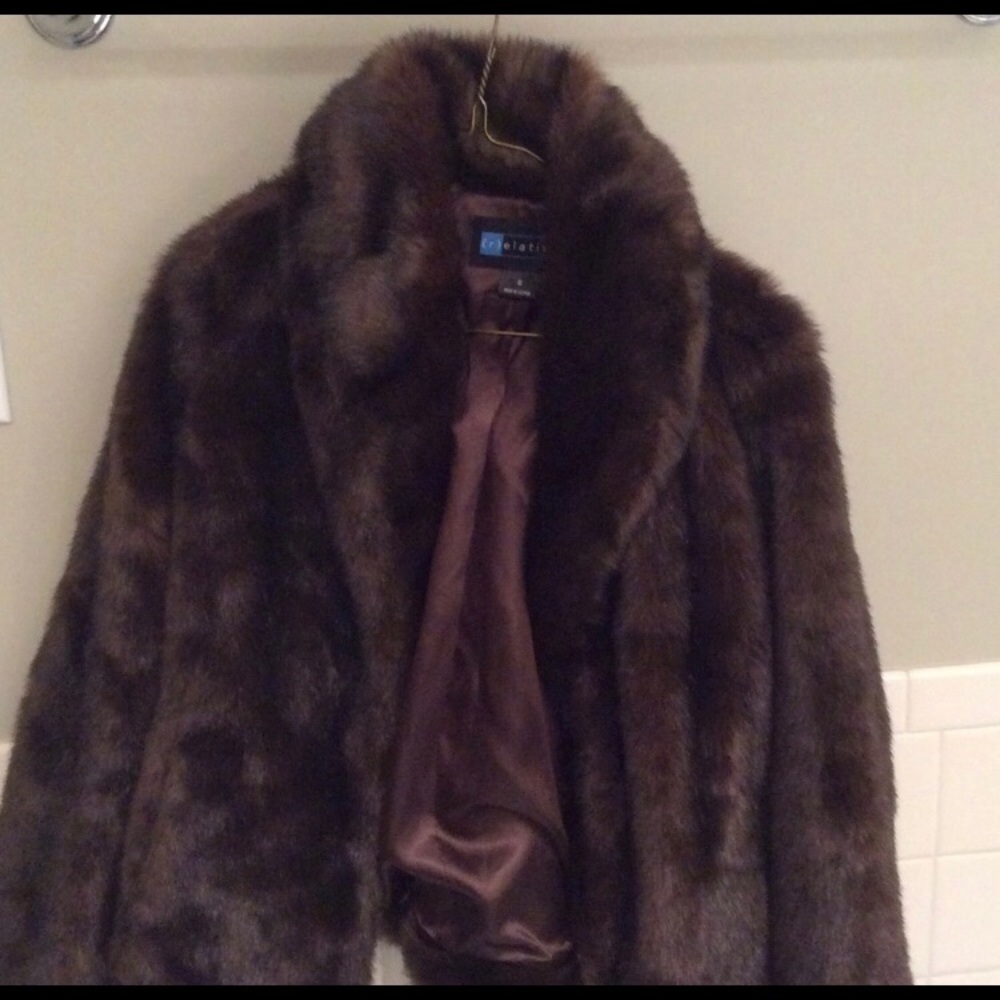 COPY - NWOT Gorgeous Faux Fur Coat
